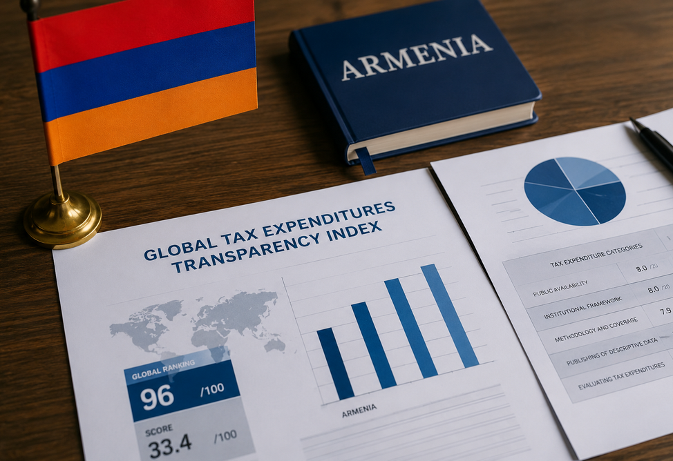 Armenia ranked 96th in the global tax expenditure transparency index